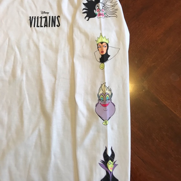 DISNEY VILLAINS Long Sleeve T-shirts NWT - Picture 3 of 6